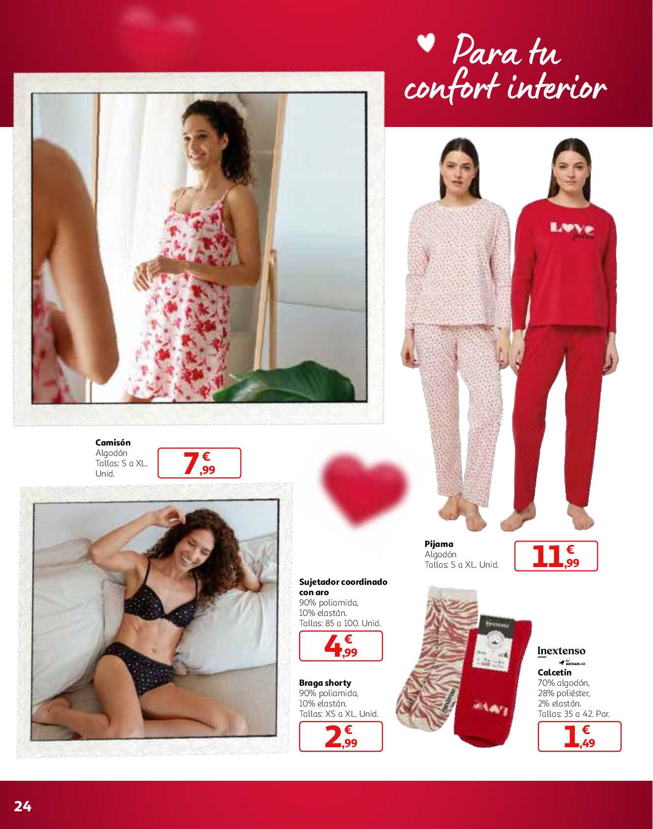 San Valentin te inspira el regalo Alcampo. Página 24