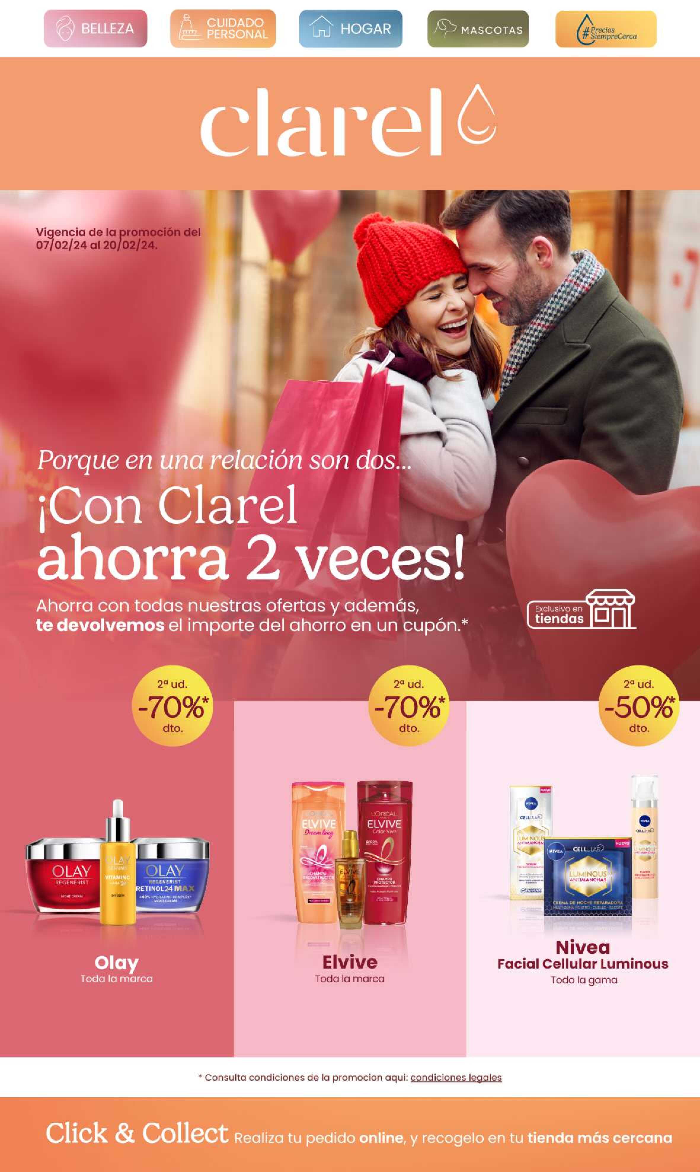 Con Clarel ahorra dos veces Clarel. Página 01
