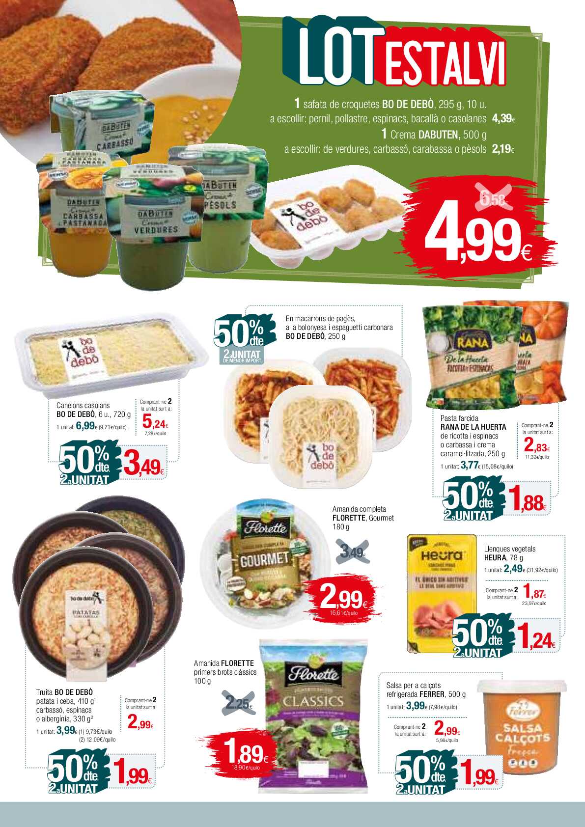 50% de descuento 2ª unidad Condis. Página 06