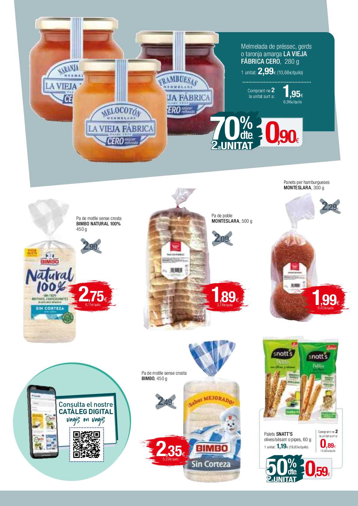 50% de descuento 2ª unidad Condis. Página 08