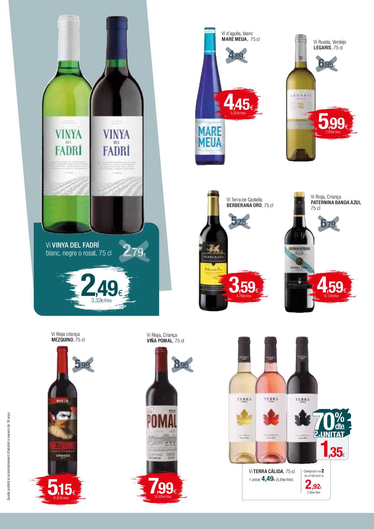 50% de descuento 2ª unidad Condis. Página 18