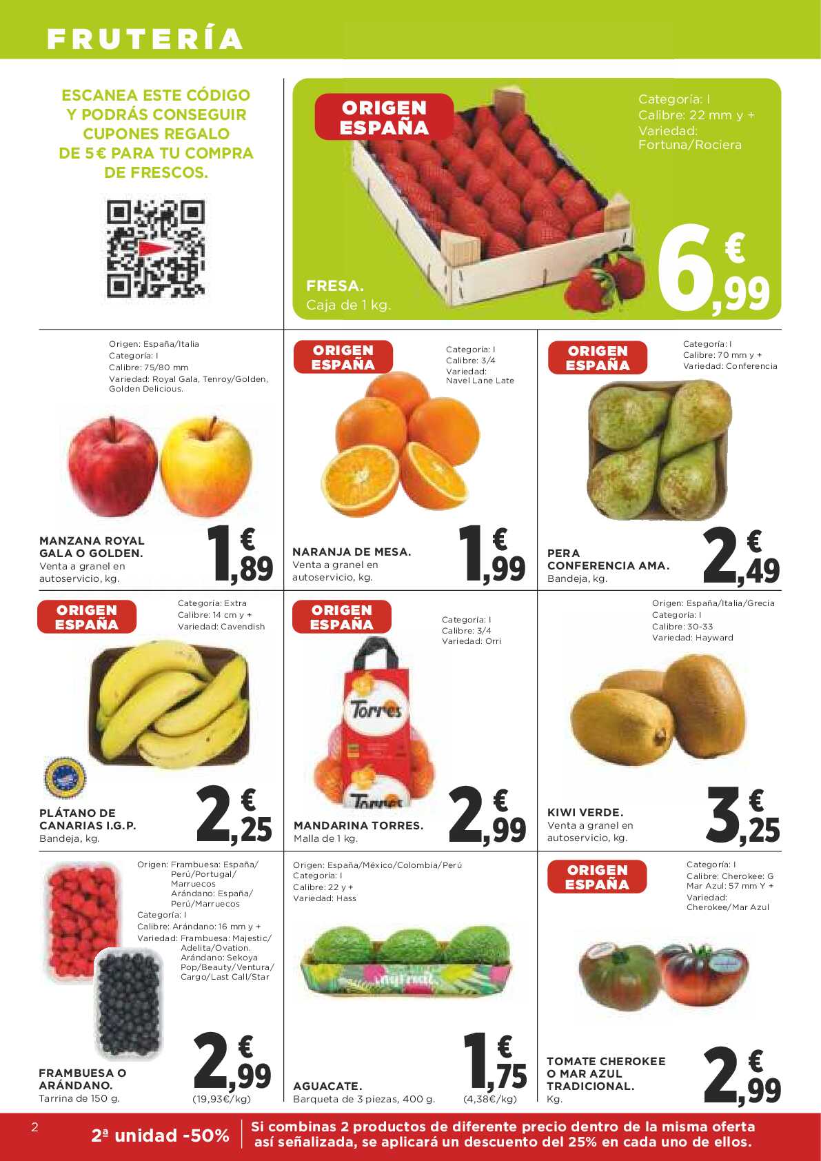 3x2 en miles de productos Supercor. Página 02
