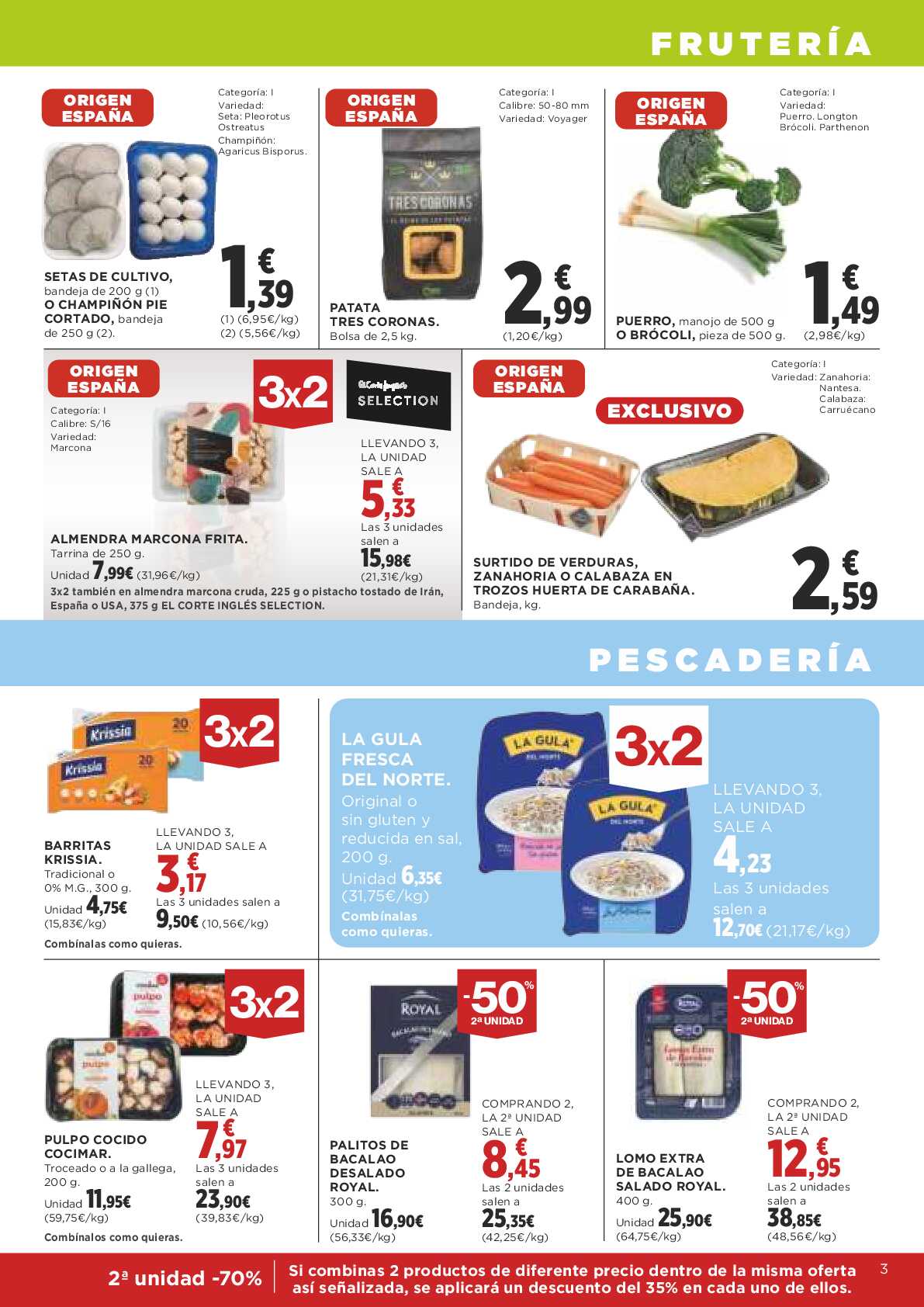 3x2 en miles de productos Supercor. Página 03