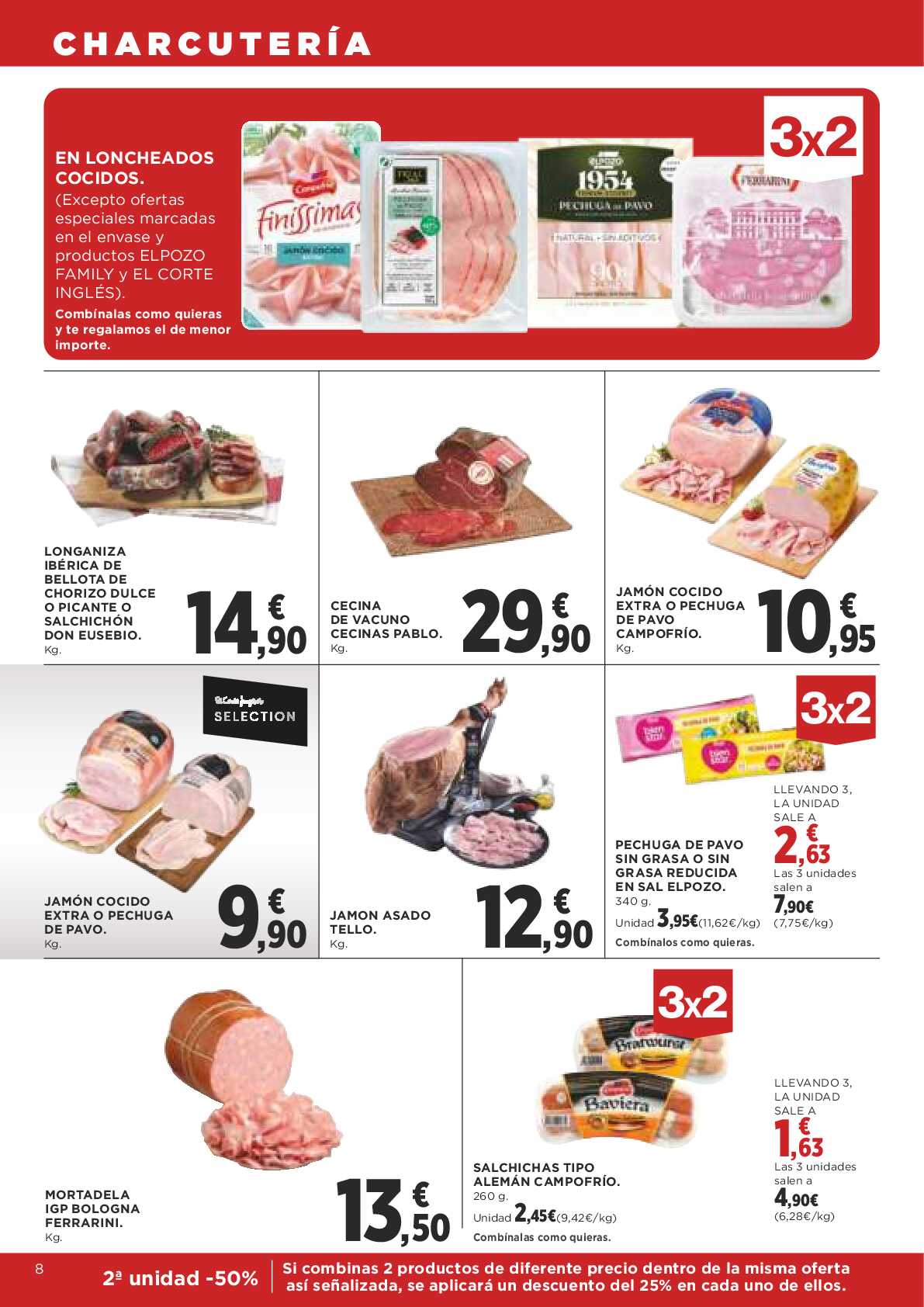 3x2 en miles de productos Supercor. Página 08