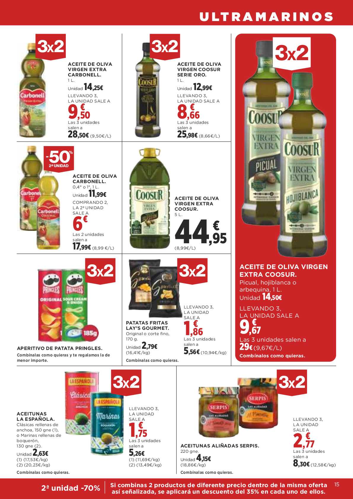 3x2 en miles de productos Supercor. Página 15