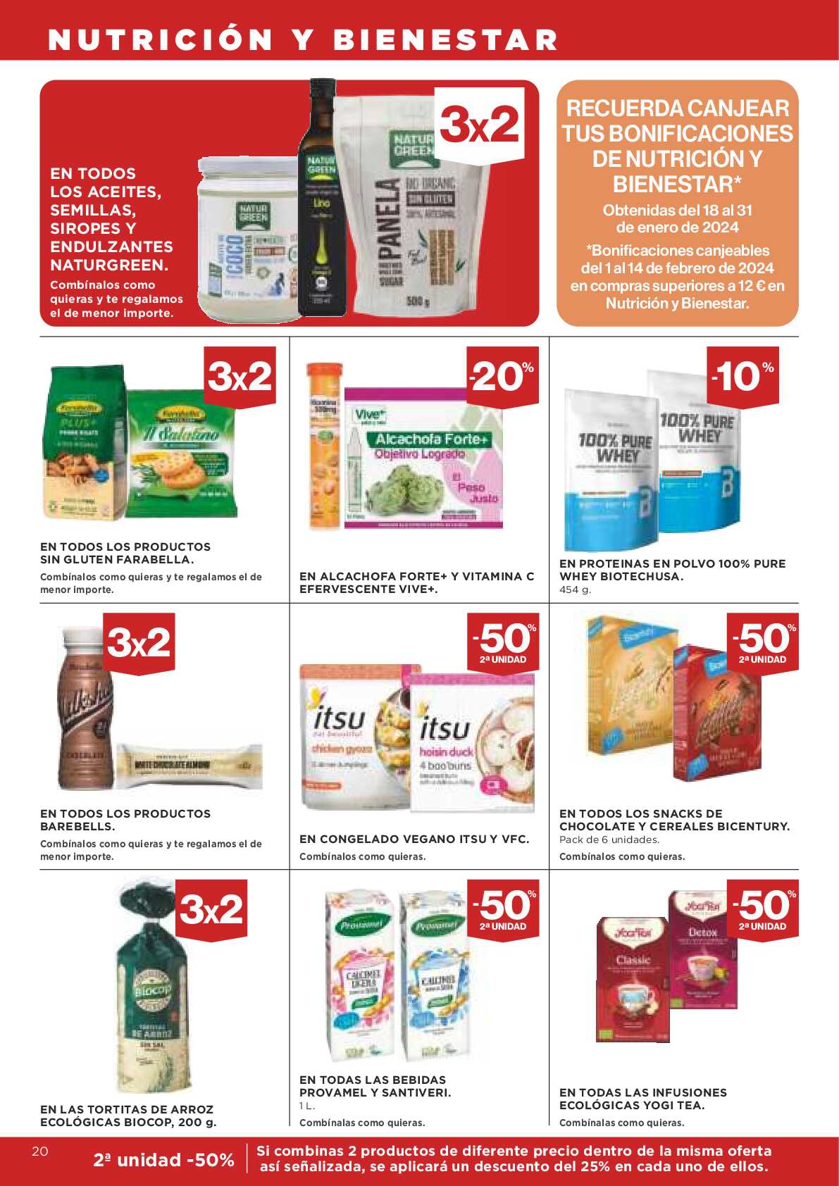 3x2 en miles de productos Supercor. Página 20