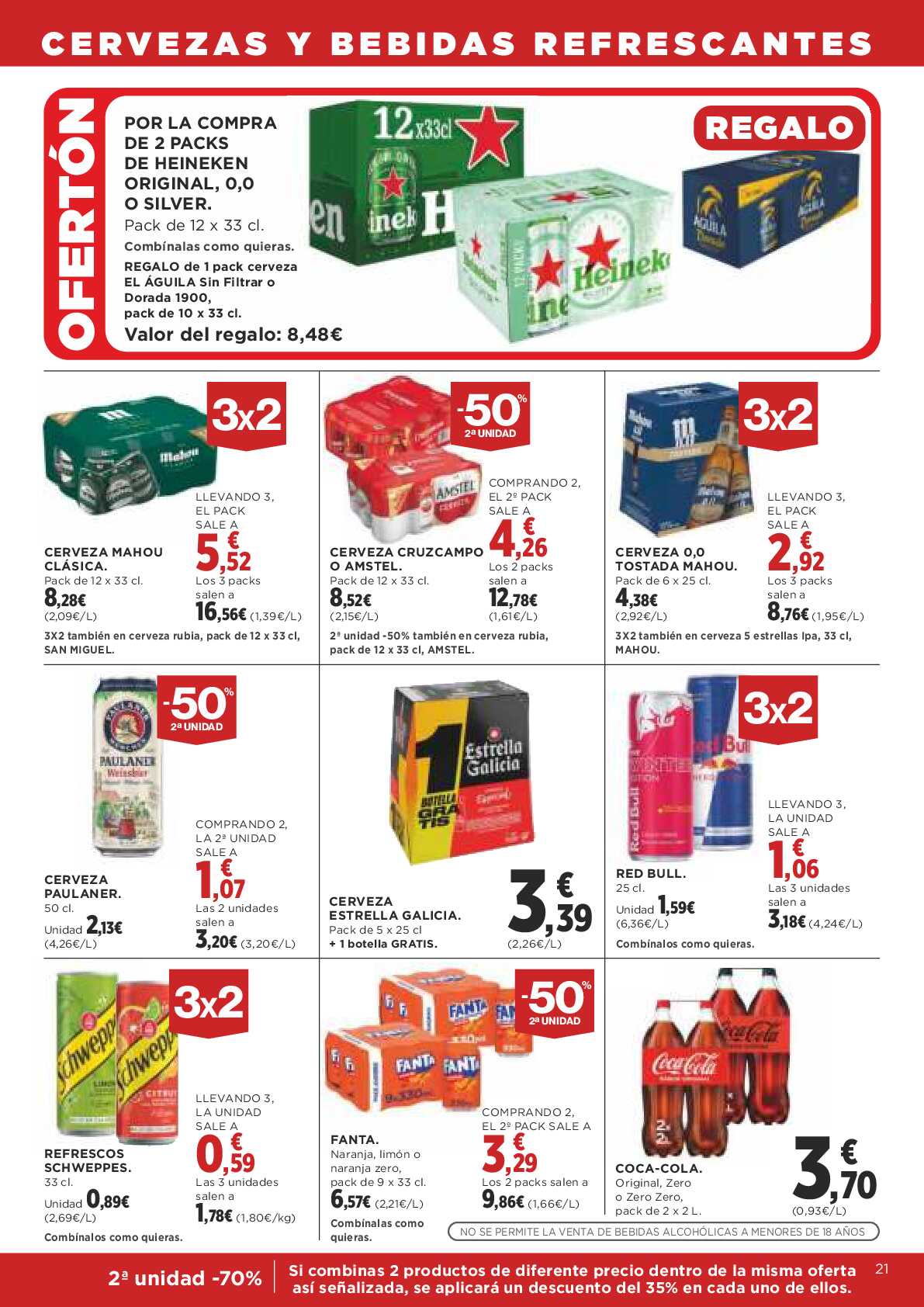 3x2 en miles de productos Supercor. Página 21