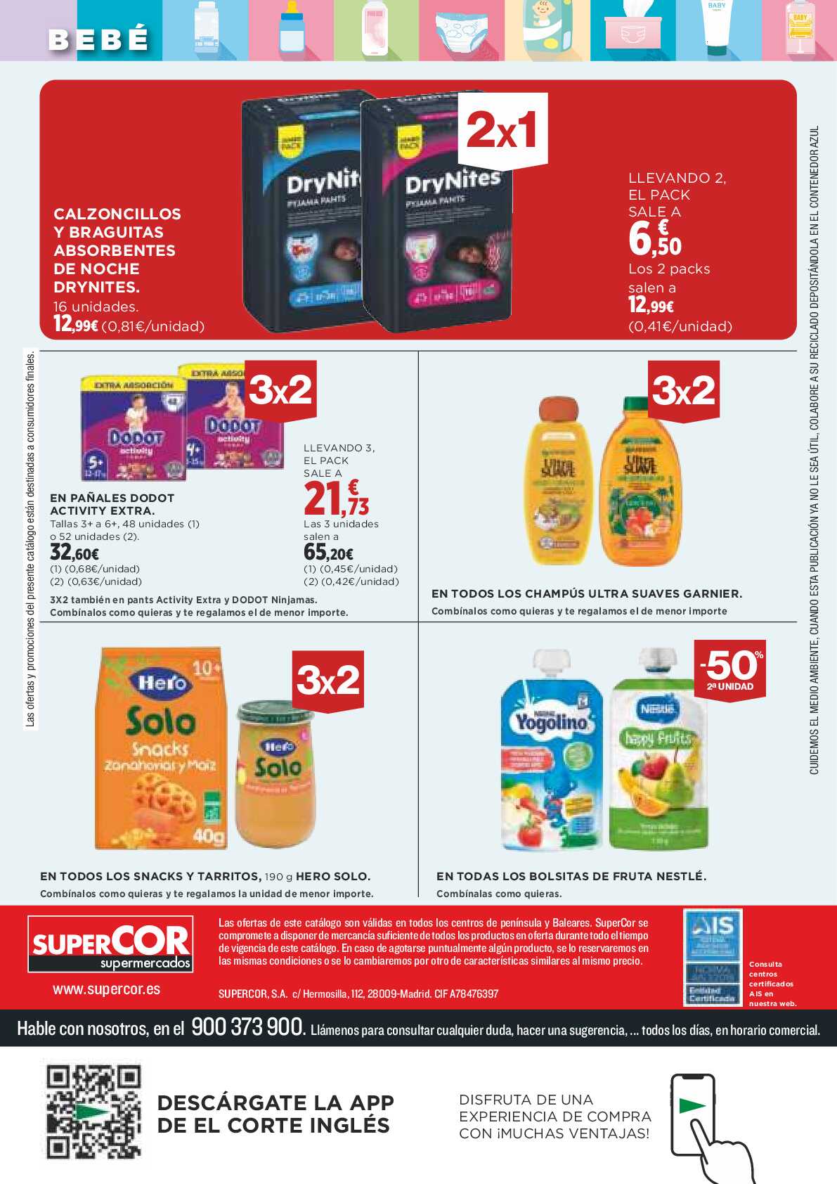 3x2 en miles de productos Supercor. Página 28