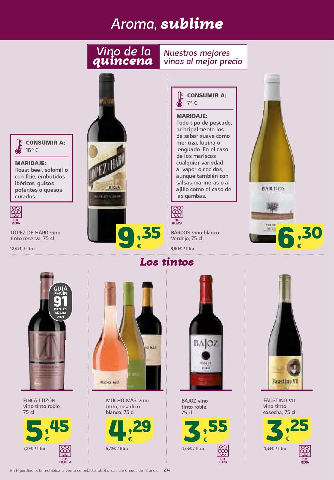 Folleto quincenal HiperDino. Página 24