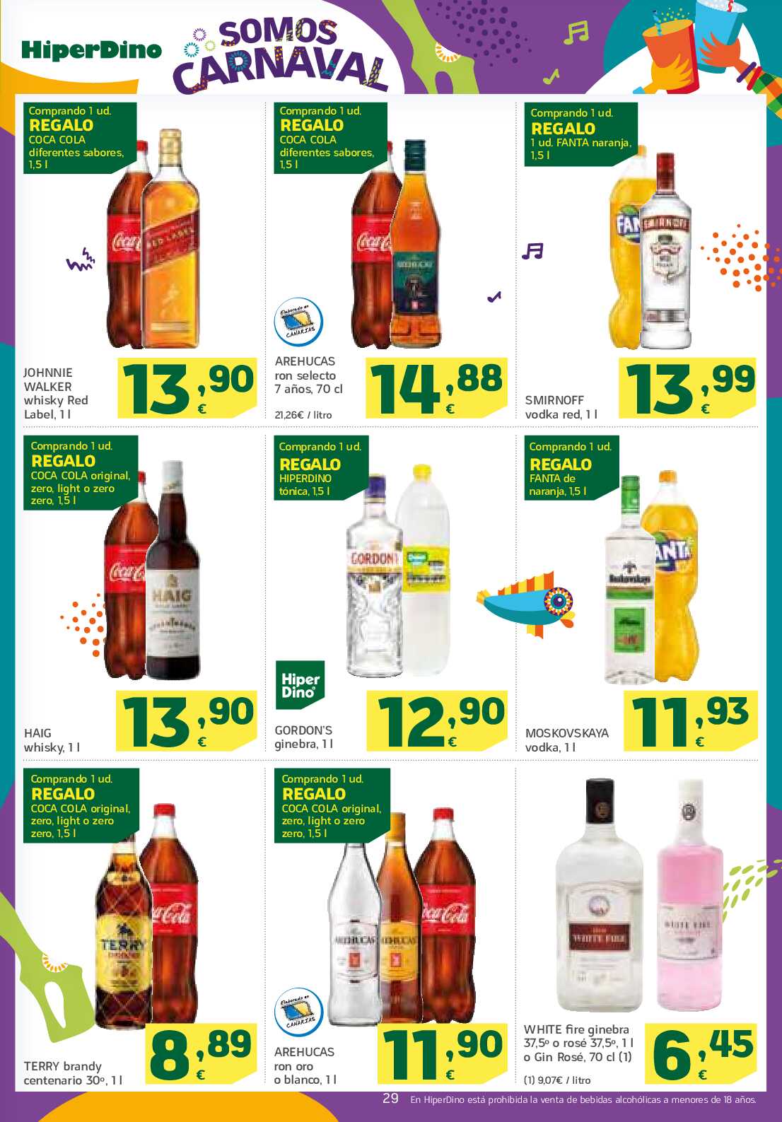 Folleto quincenal HiperDino. Página 29