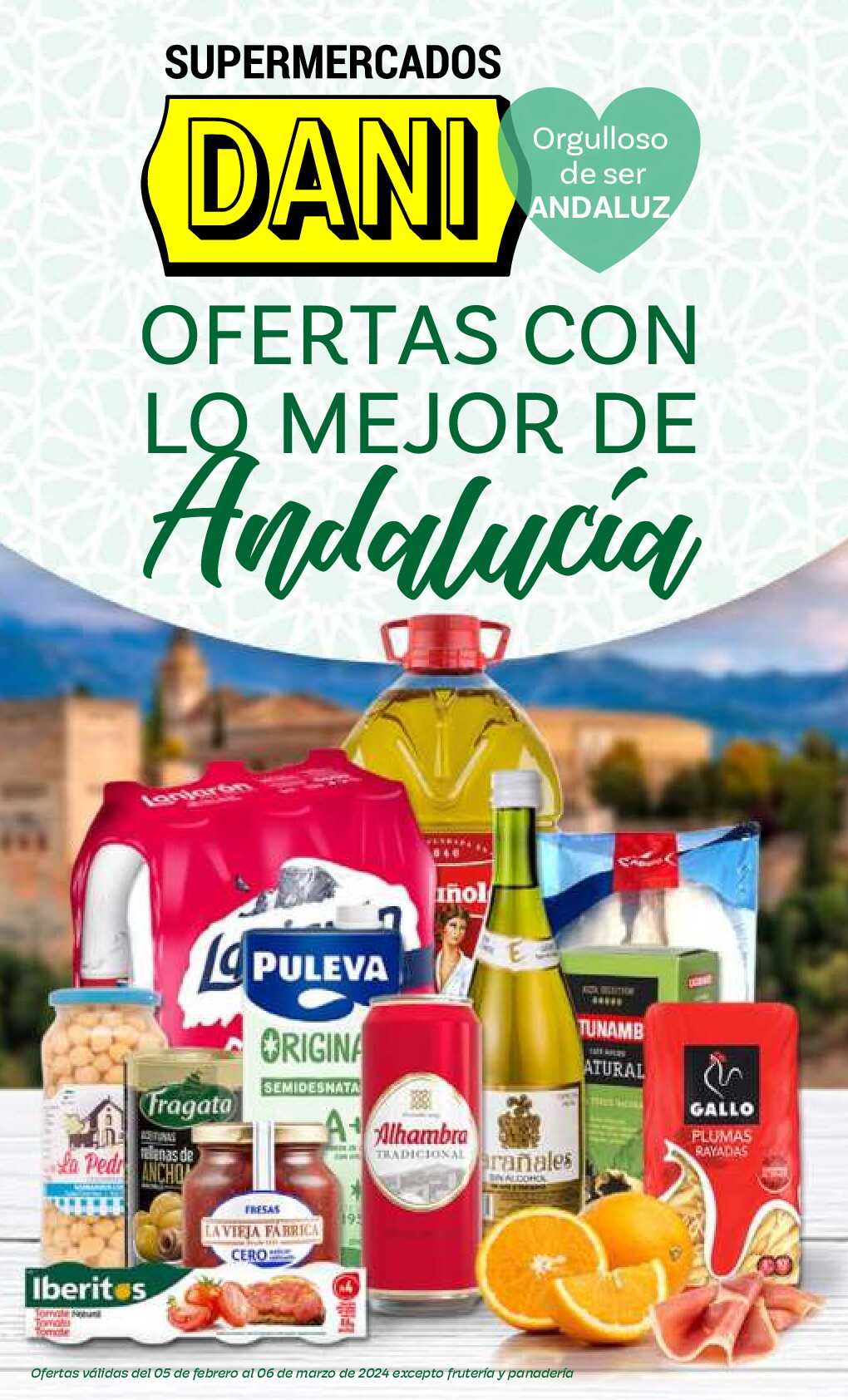 Ofertas con lo mejor de Andalucía Supermercado Dani. Página 01
