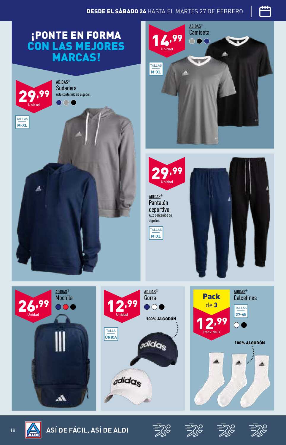 Folleto semanal Aldi. Página 18
