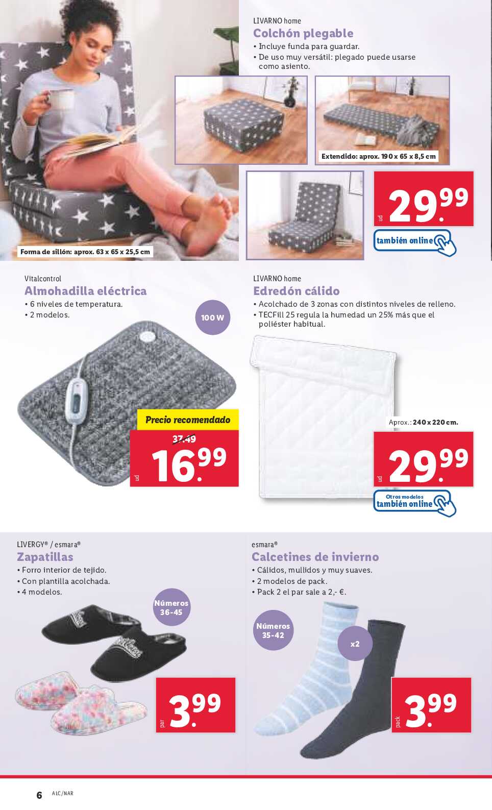 Folleto semanal bazar Lidl. Página 06