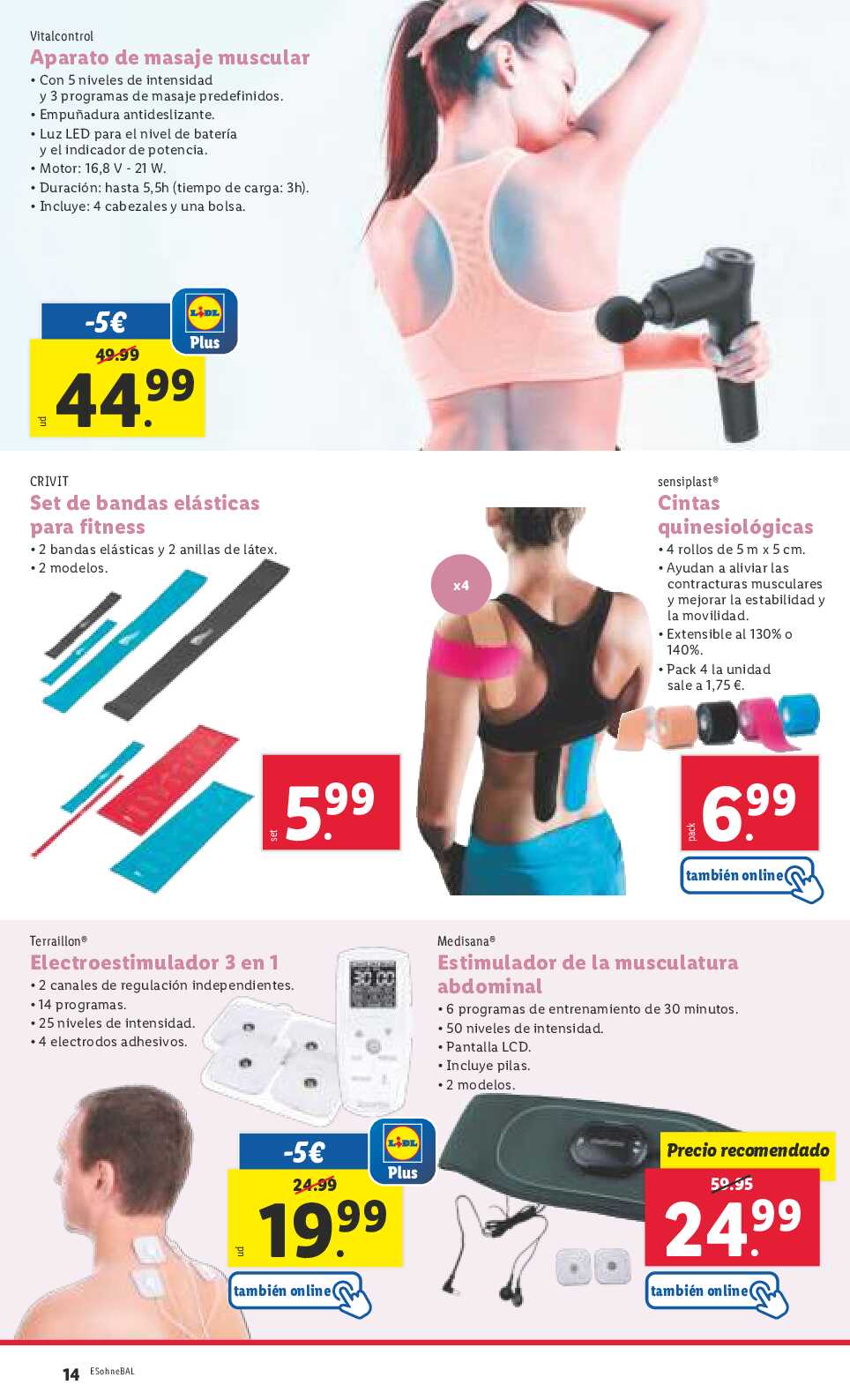 Folleto semanal bazar Lidl. Página 14