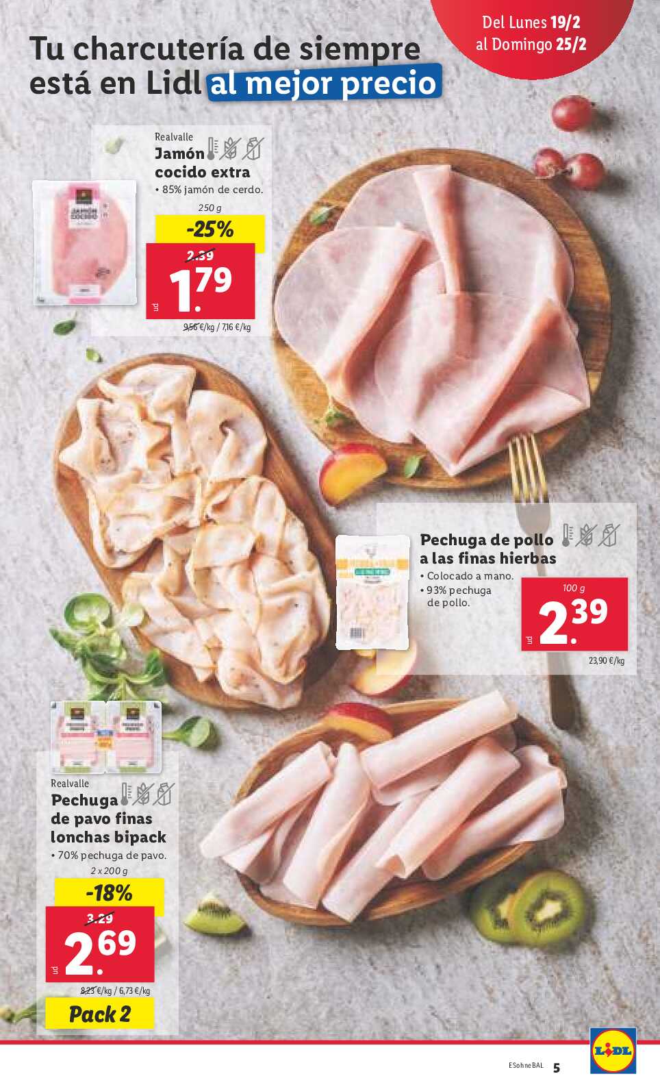 Folleto semanal bazar Lidl. Página 25
