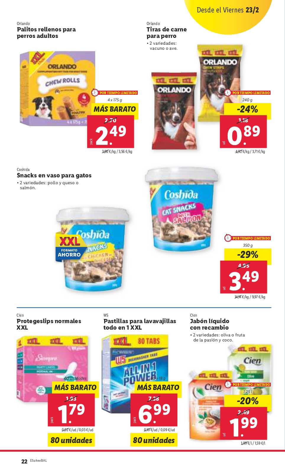 Folleto semanal bazar Lidl. Página 42