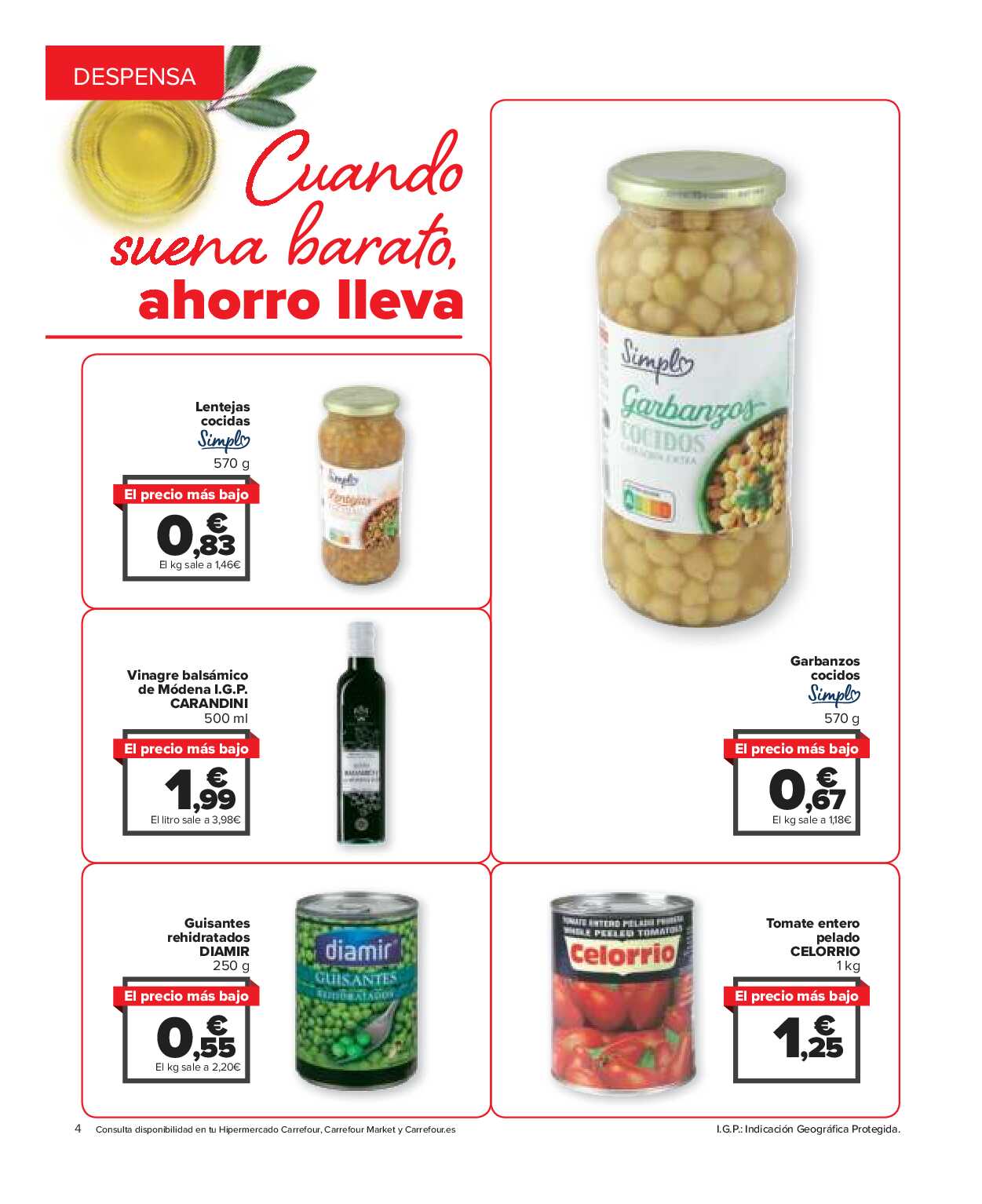 El precio más bajo Carrefour. Página 04