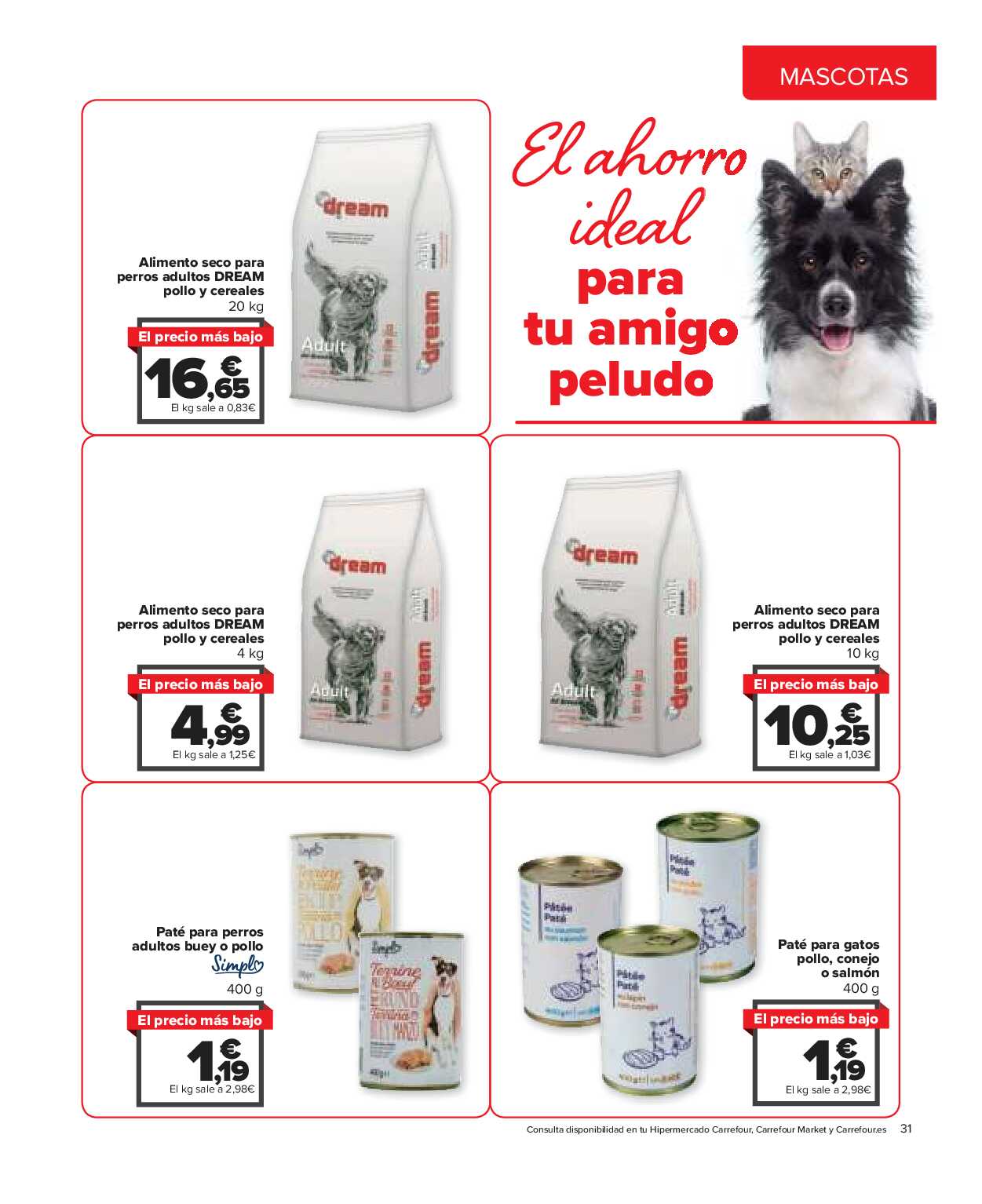 El precio más bajo Carrefour. Página 31