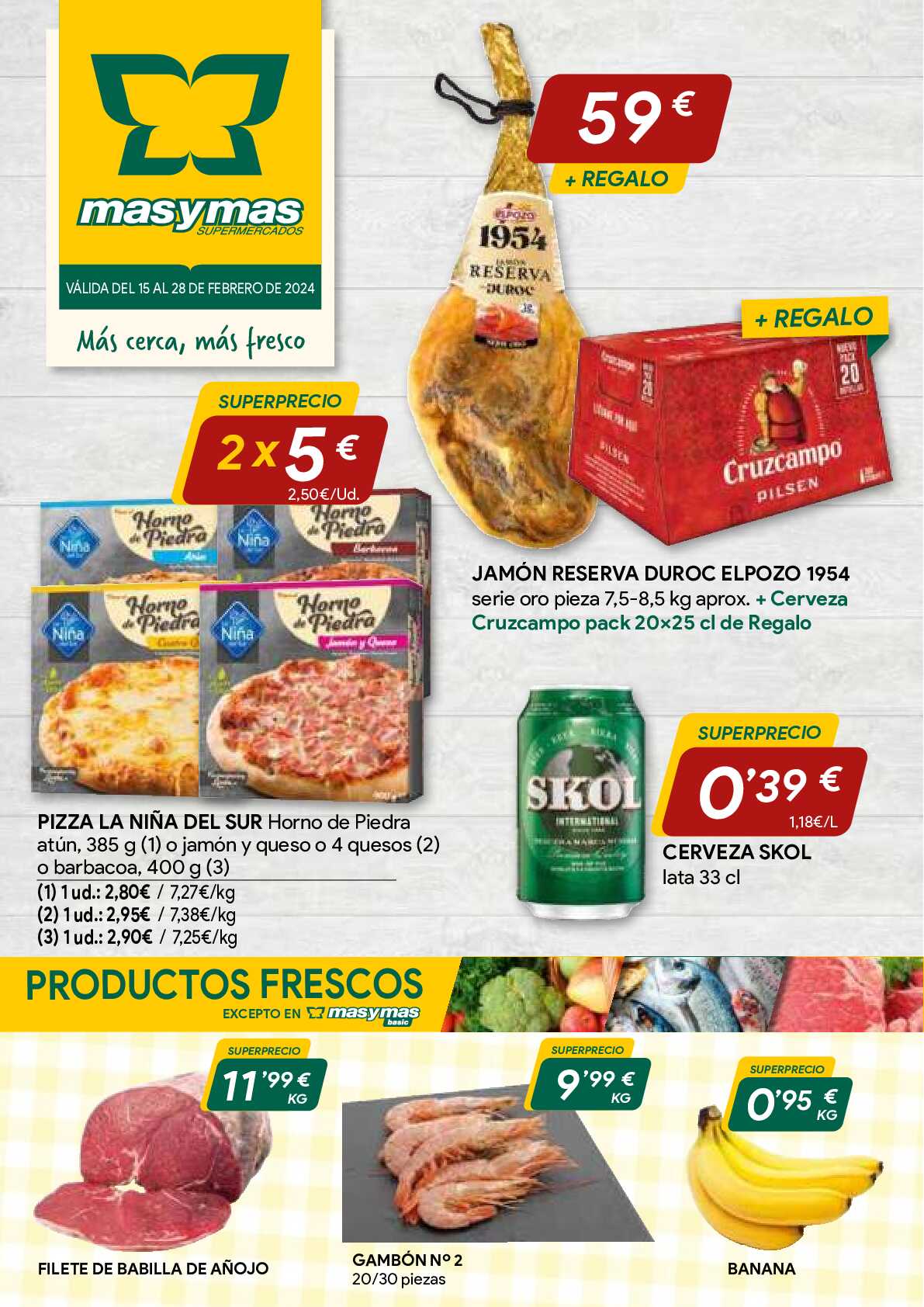Ofertas quincenales Masymas. Página 01