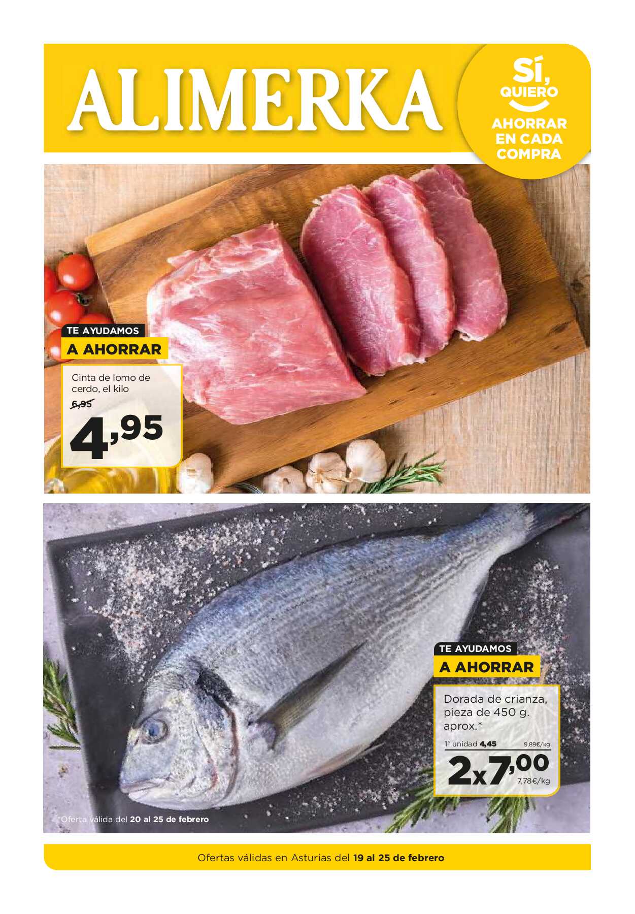 Ofertas semanales Alimerka. Página 01