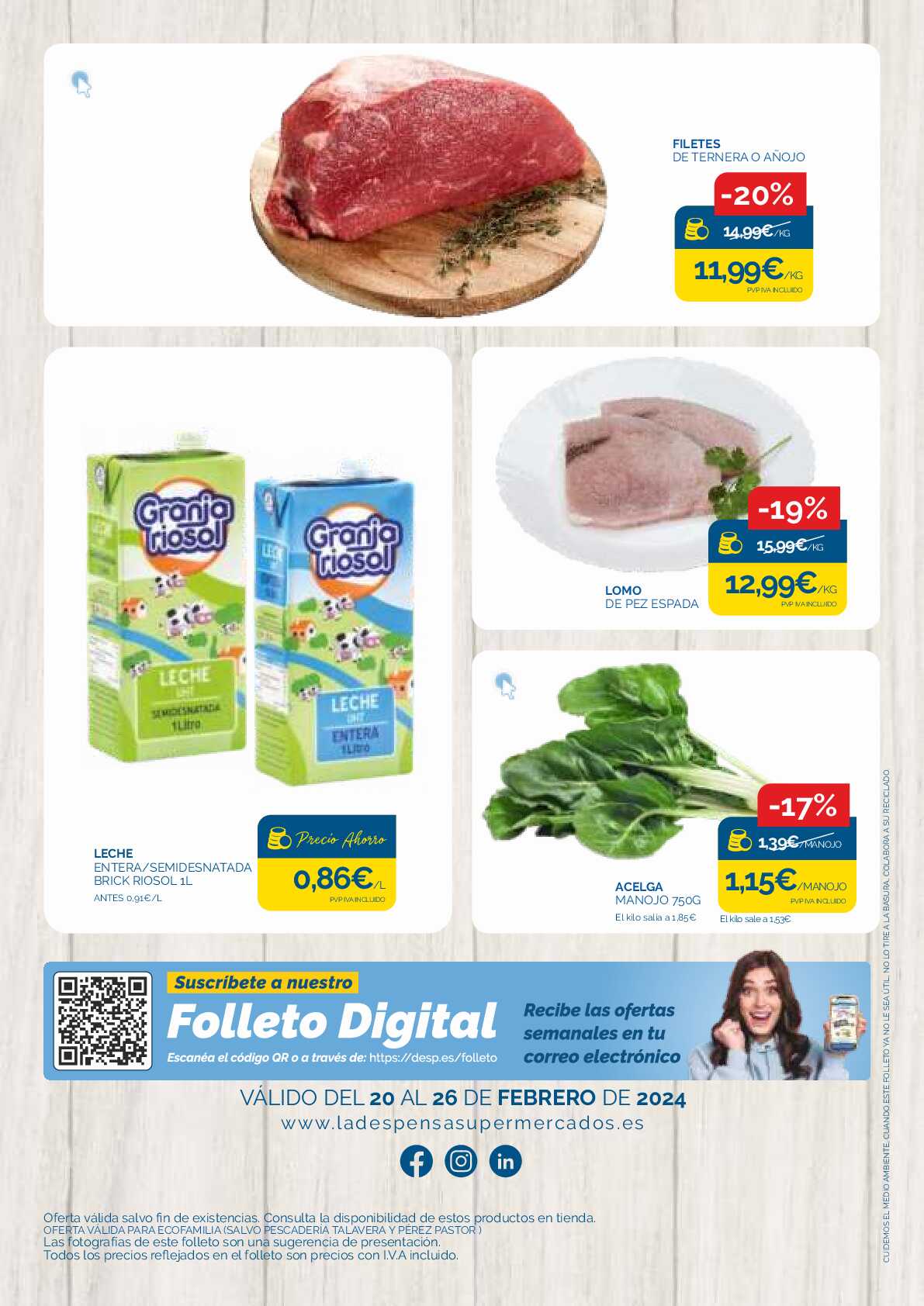 Folleto semanal Cash Ecofamilia. Página 04