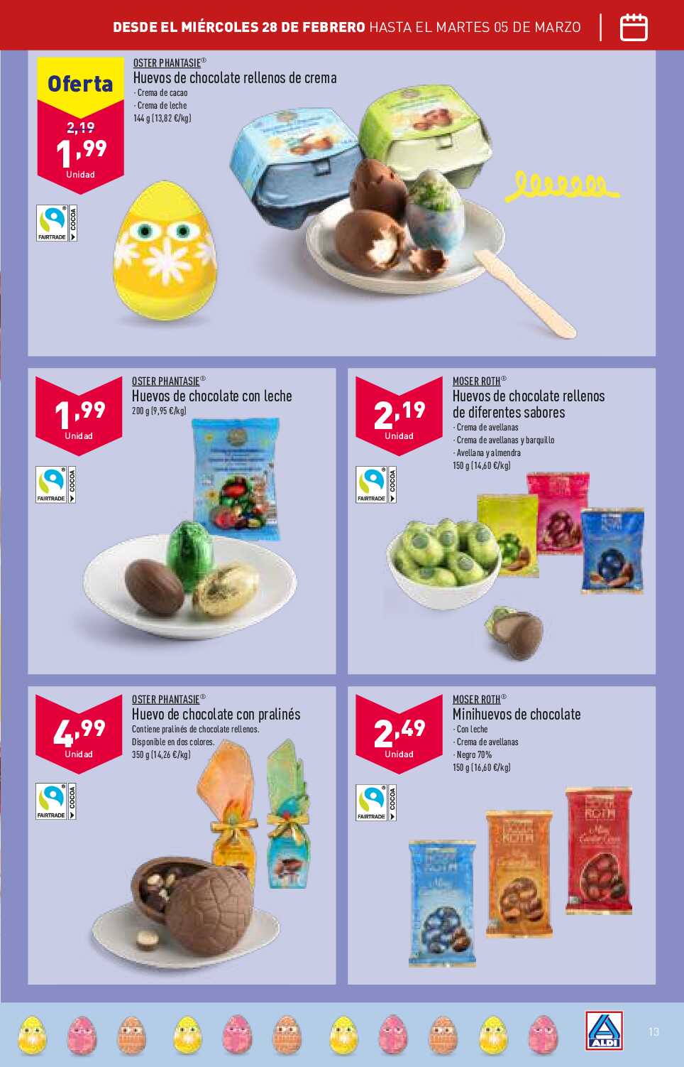 Folleto semanal Aldi. Página 13