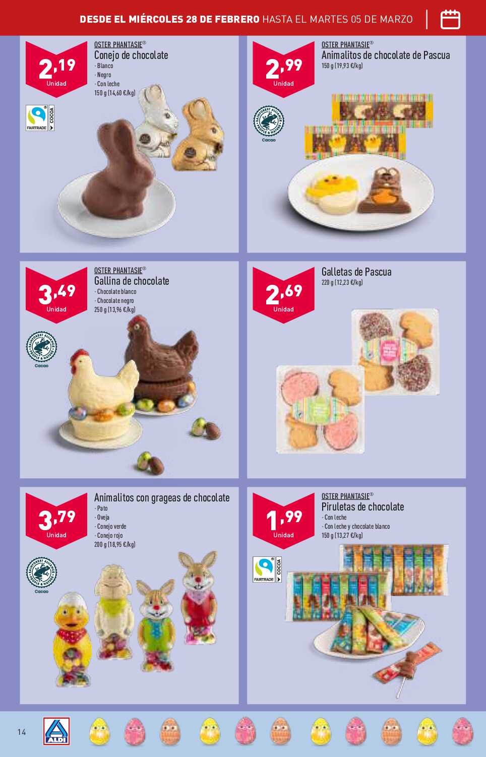 Folleto semanal Aldi. Página 14