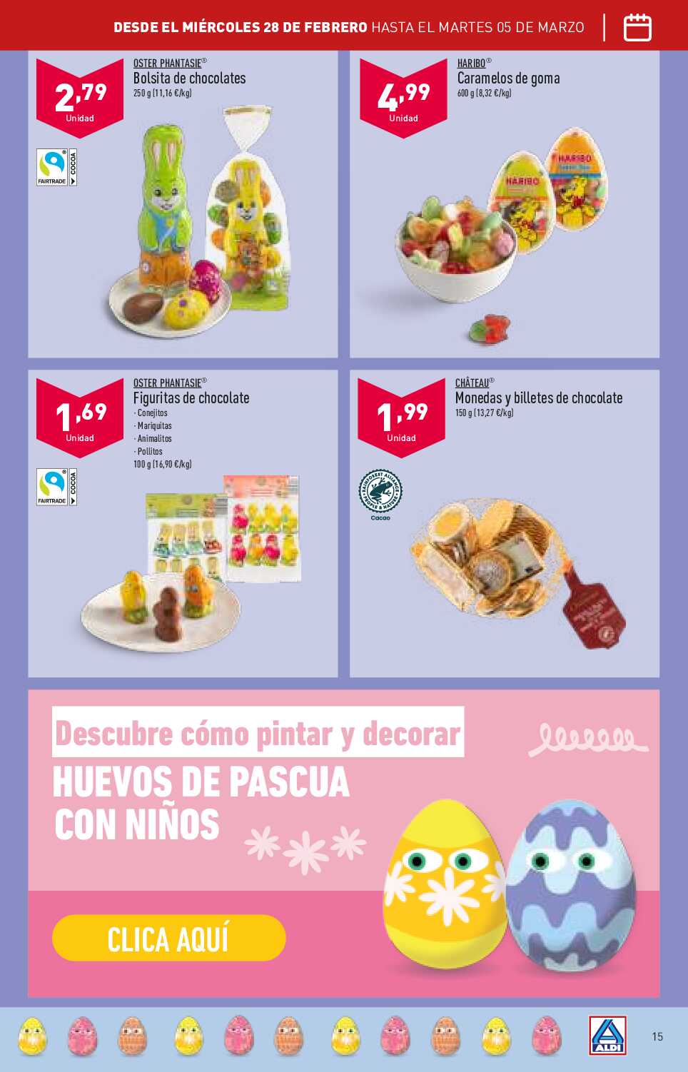 Folleto semanal Aldi. Página 15