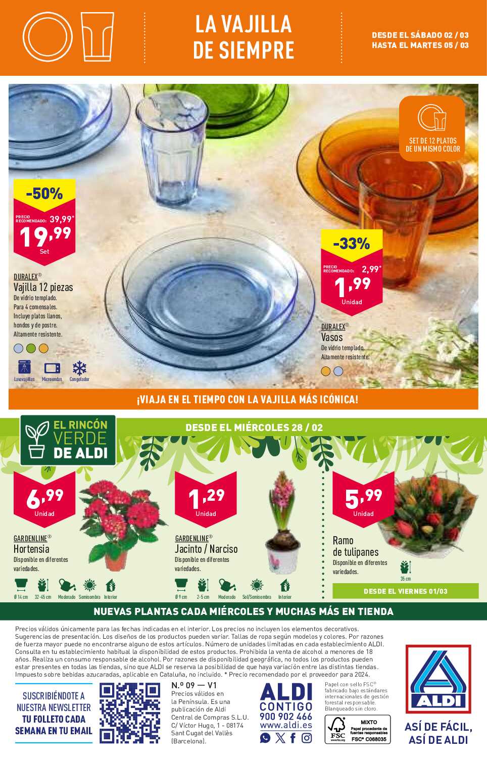 Folleto semanal Aldi. Página 25