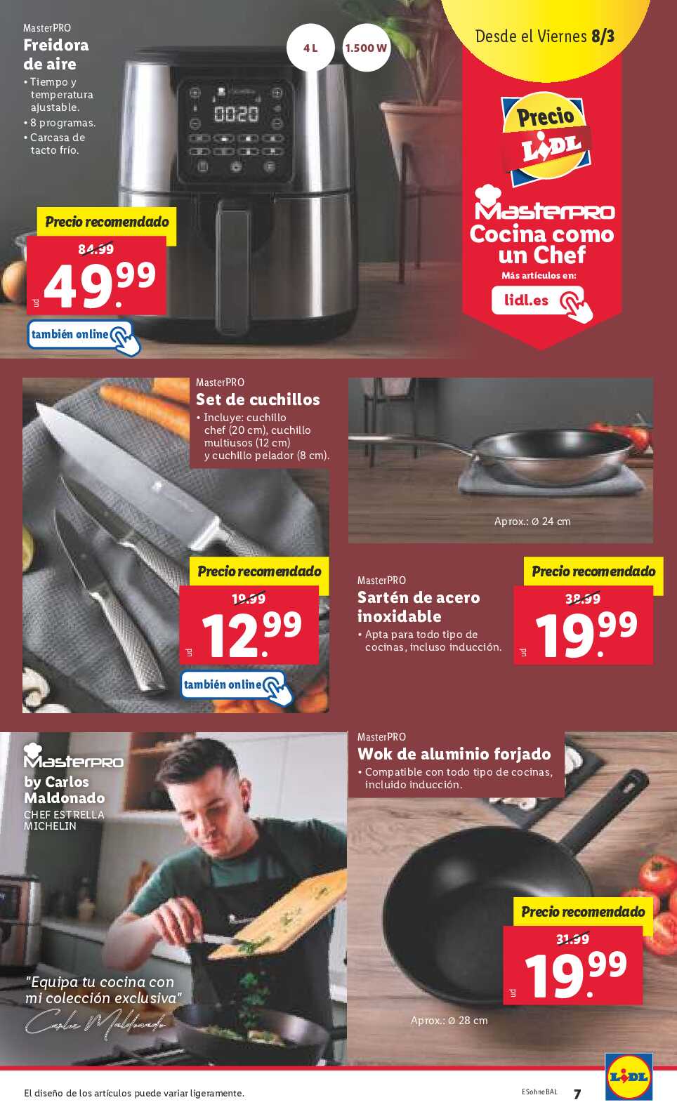 Ofertas semanales bazar Lidl. Página 07