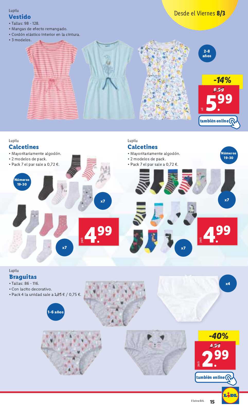 Ofertas semanales bazar Lidl. Página 15