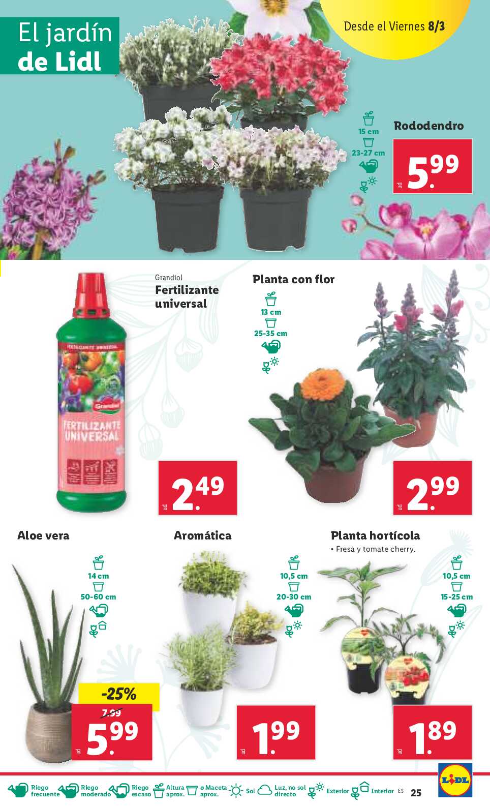 Ofertas semanales bazar Lidl. Página 45