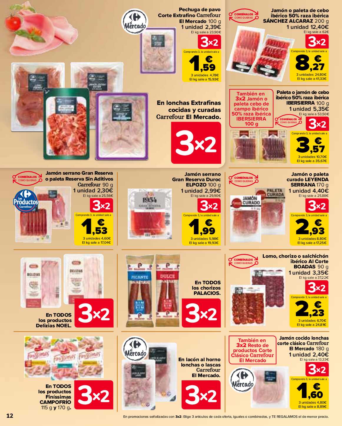 3x2 en más de 3500 productos Carrefour. Página 12
