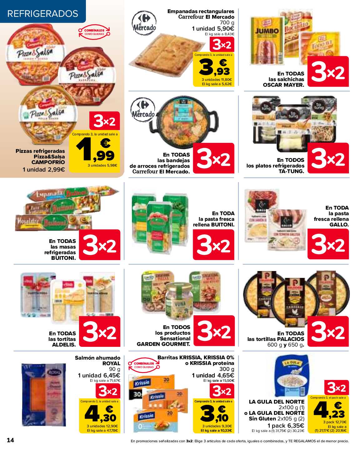 3x2 en más de 3500 productos Carrefour. Página 14