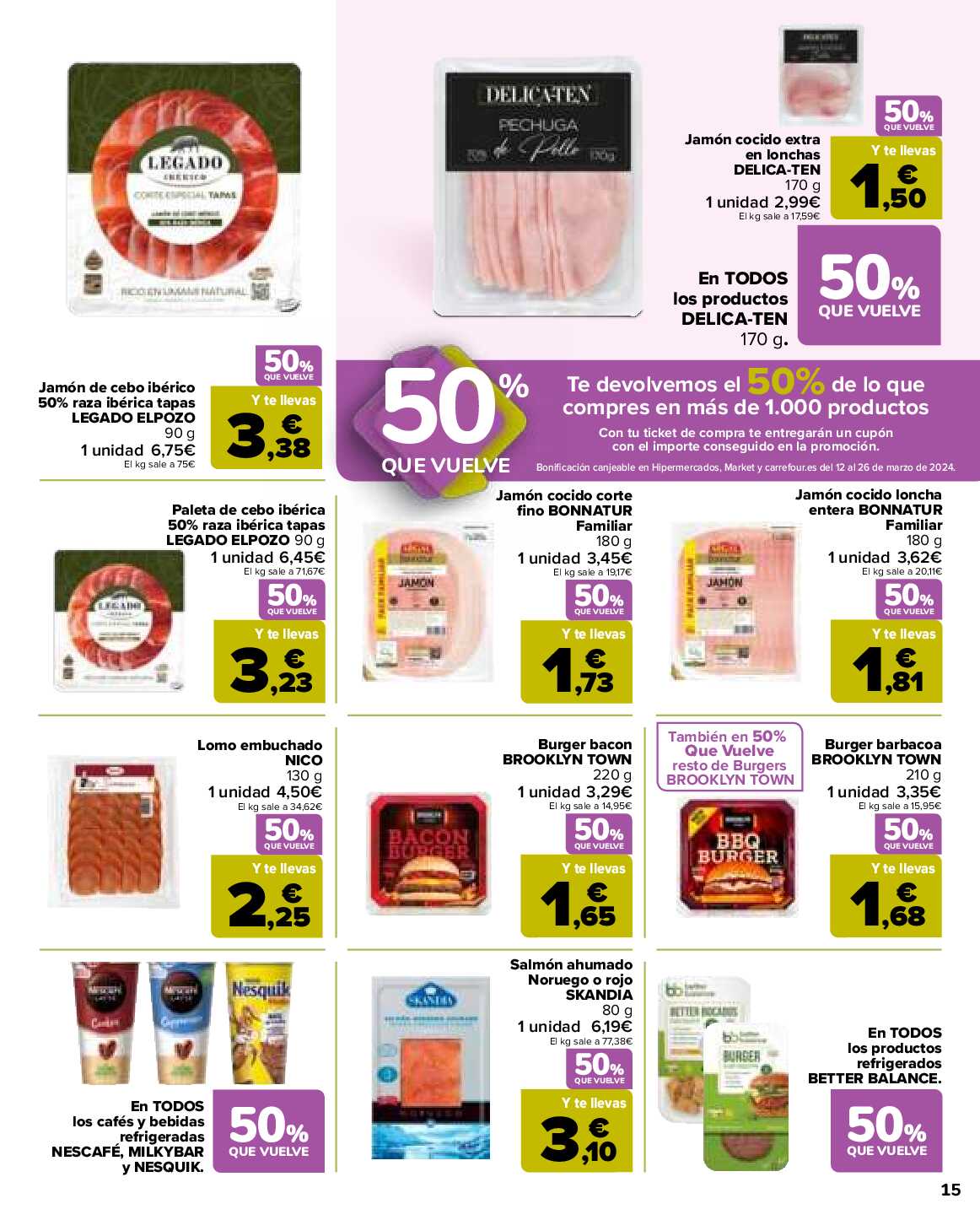 3x2 en más de 3500 productos Carrefour. Página 15