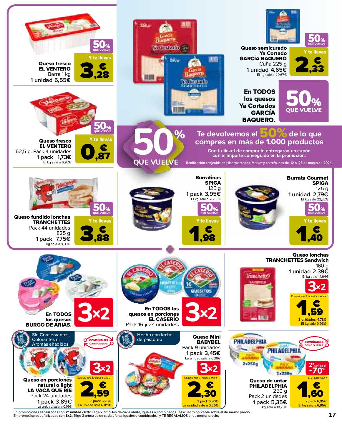 3x2 en más de 3500 productos Carrefour. Página 17