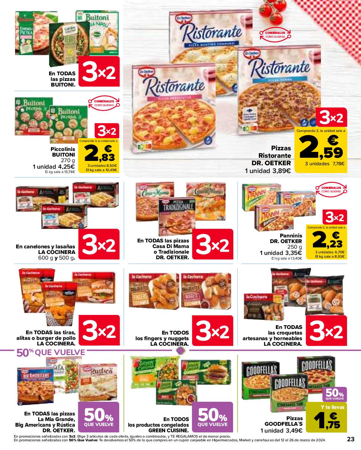 3x2 en más de 3500 productos Carrefour. Página 23