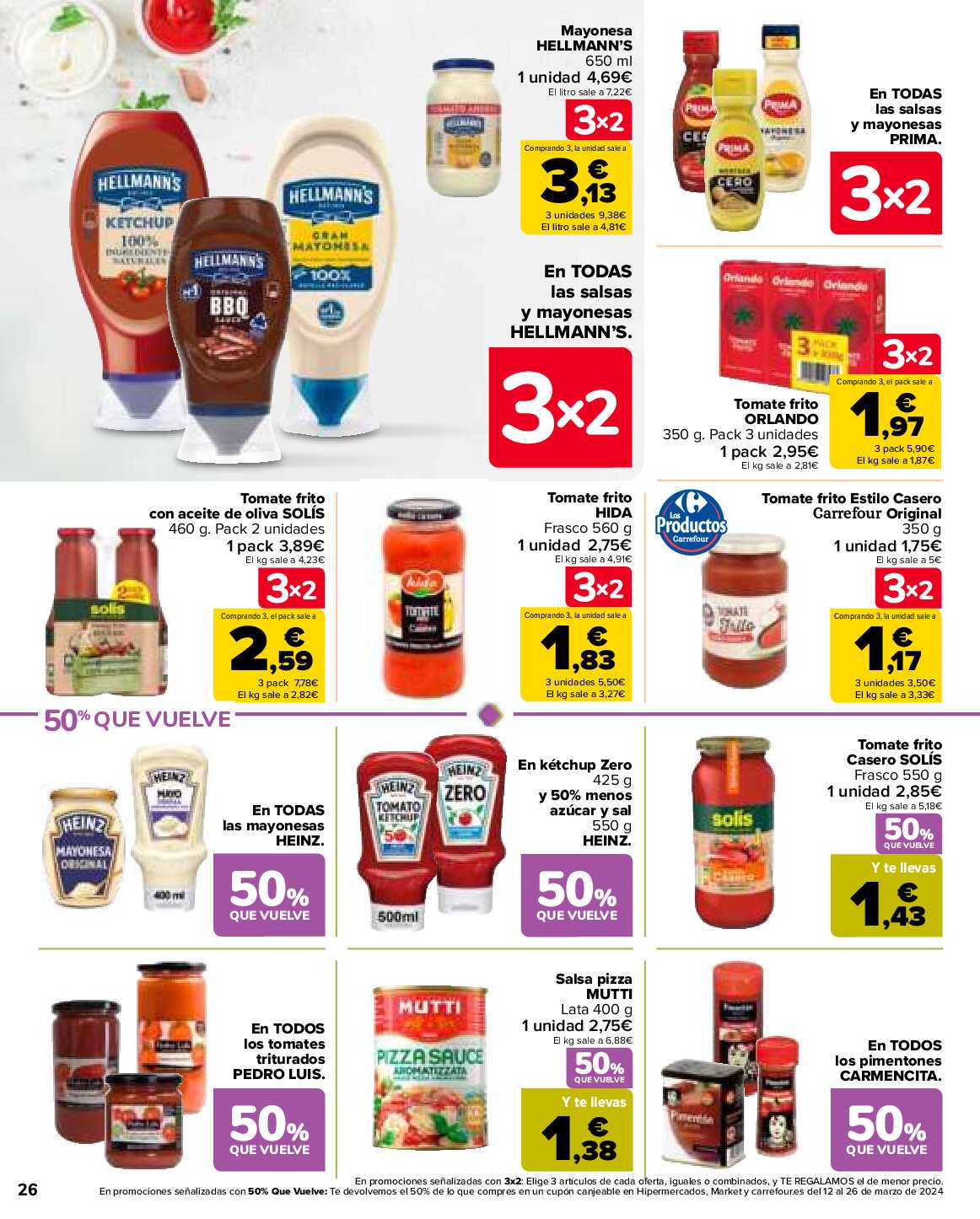 3x2 en más de 3500 productos Carrefour. Página 26