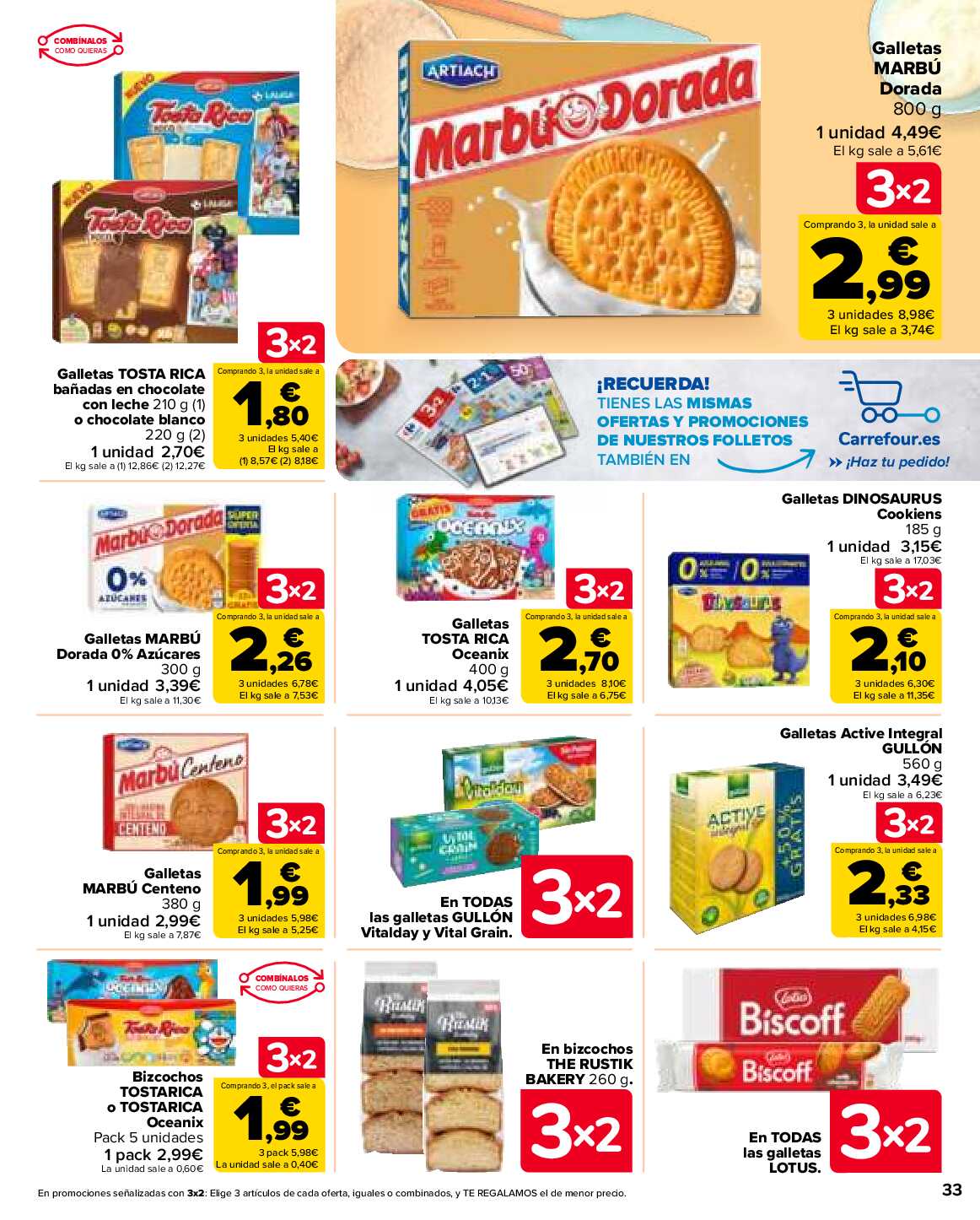 3x2 en más de 3500 productos Carrefour. Página 33