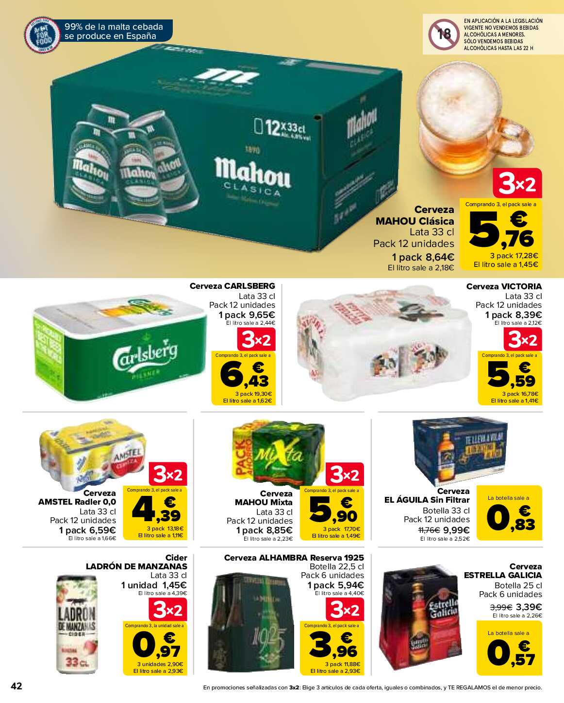 3x2 en más de 3500 productos Carrefour. Página 42