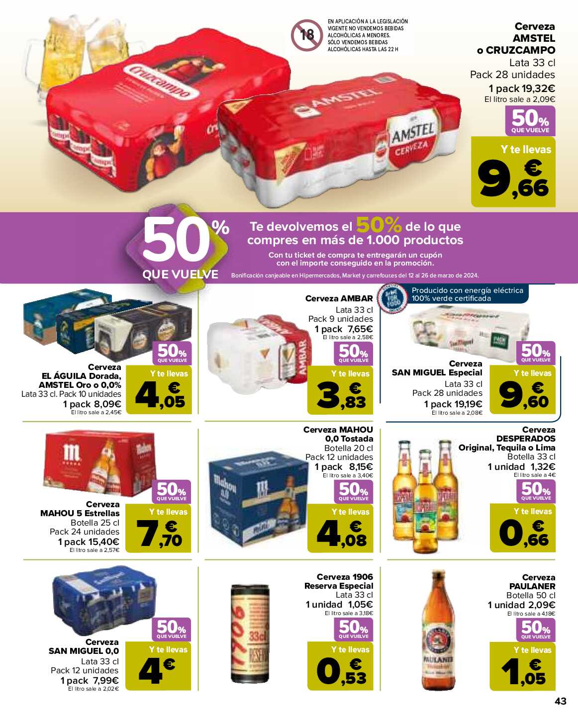 3x2 en más de 3500 productos Carrefour. Página 43