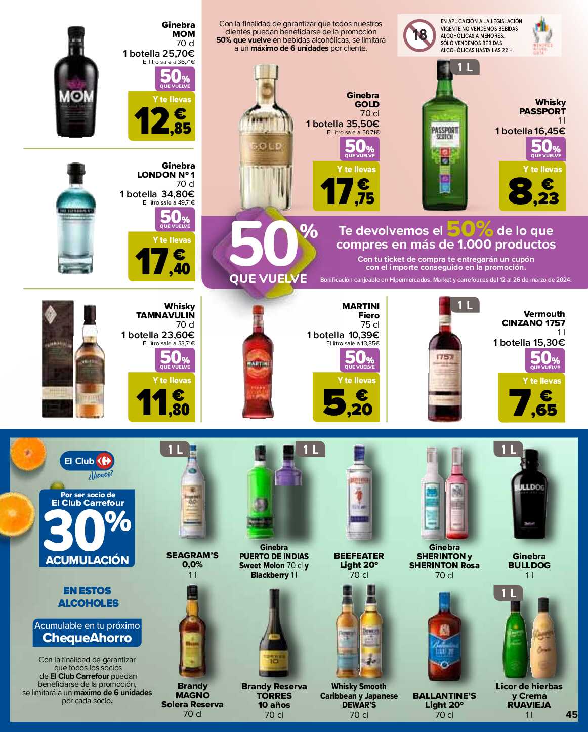3x2 en más de 3500 productos Carrefour. Página 45