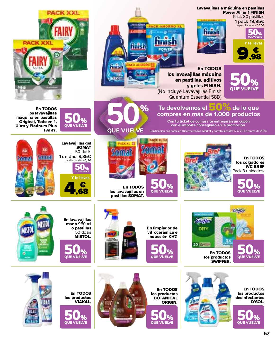 3x2 en más de 3500 productos Carrefour. Página 57