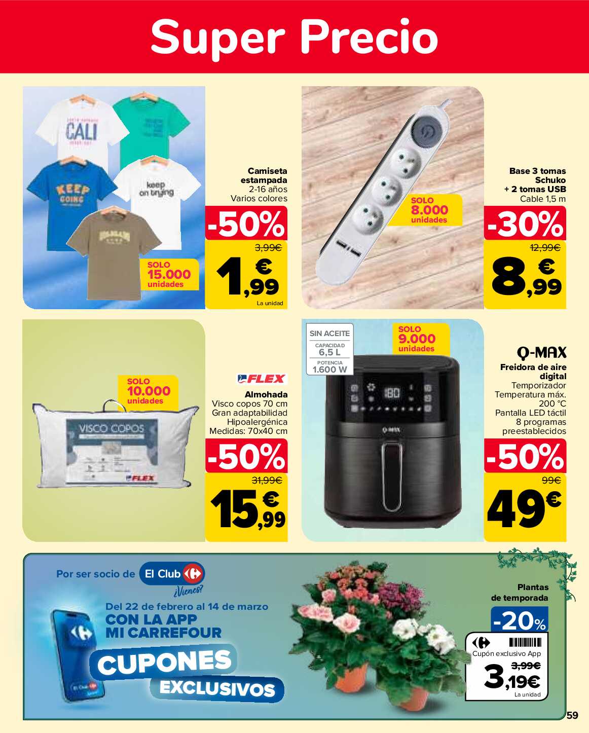 3x2 en más de 3500 productos Carrefour. Página 59