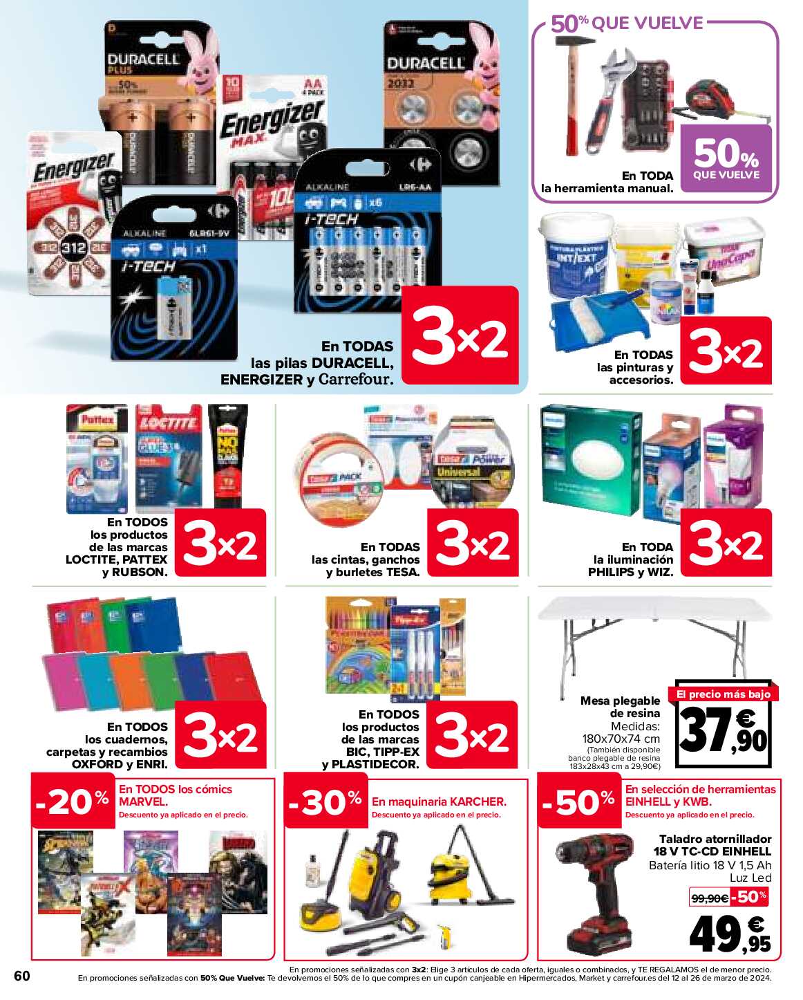 3x2 en más de 3500 productos Carrefour. Página 60