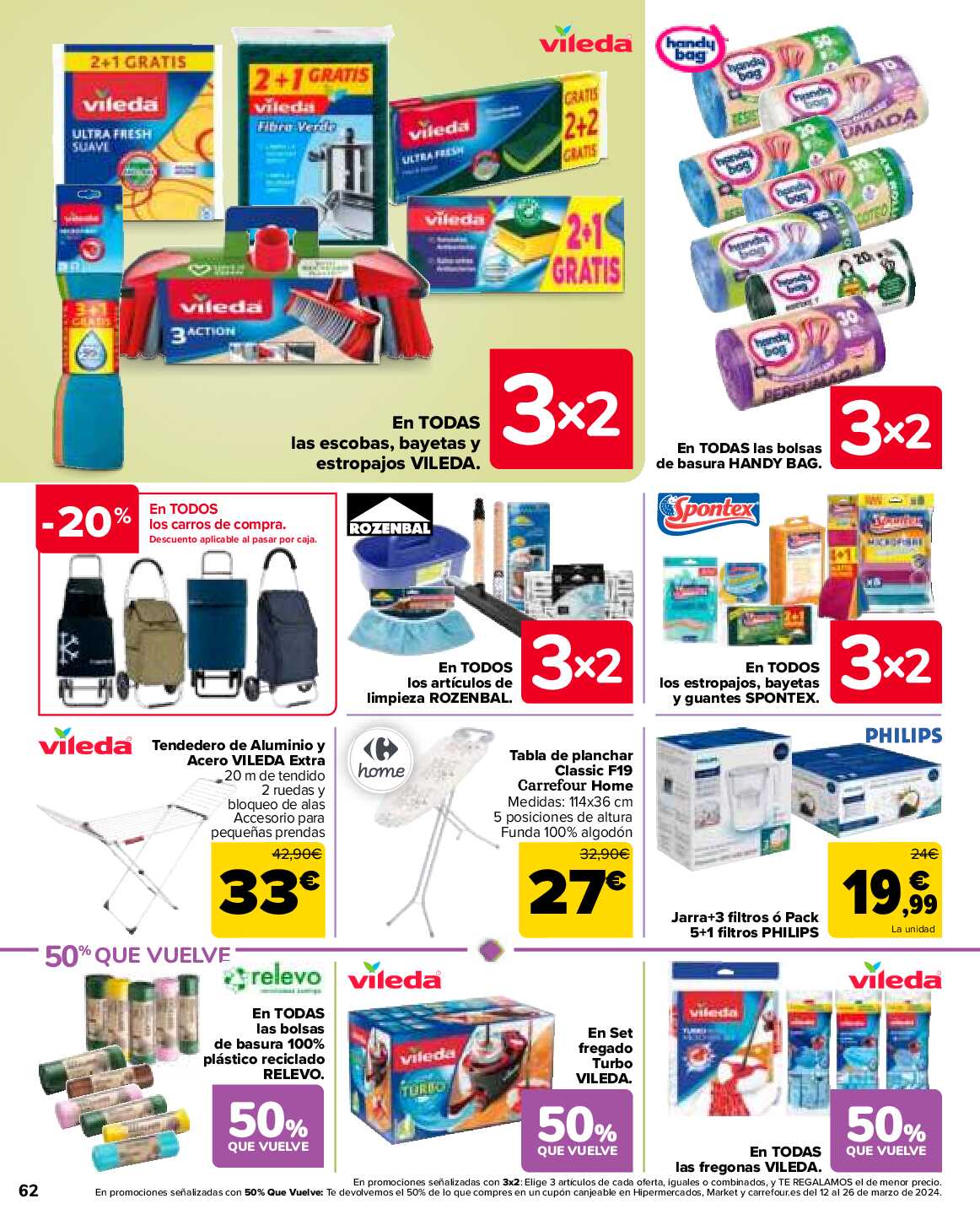 3x2 en más de 3500 productos Carrefour. Página 62