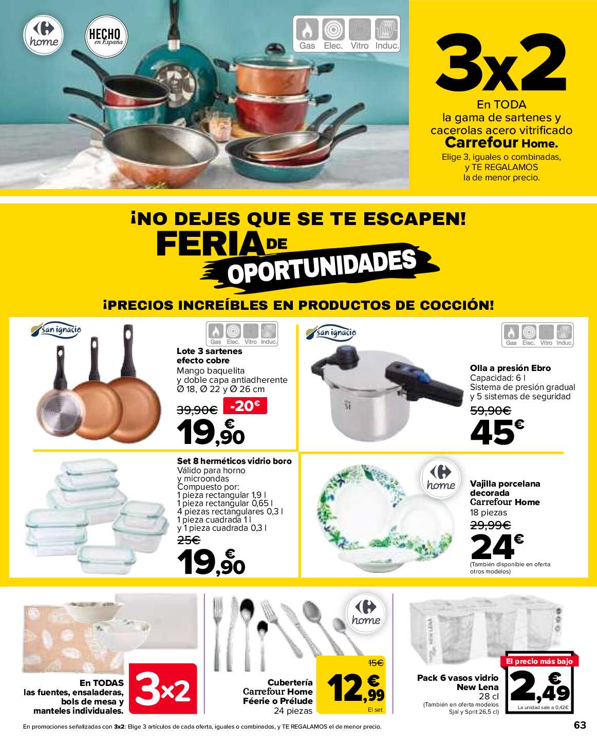 3x2 en más de 3500 productos Carrefour. Página 63