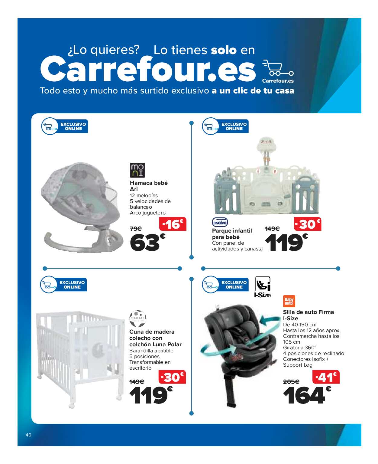 Bebé Carrefour. Página 40