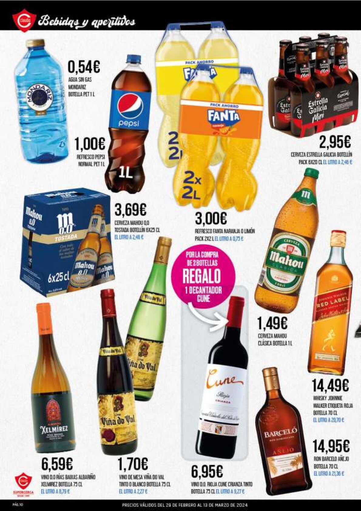 Folleto quincenal Supermercado Claudio. Página 10