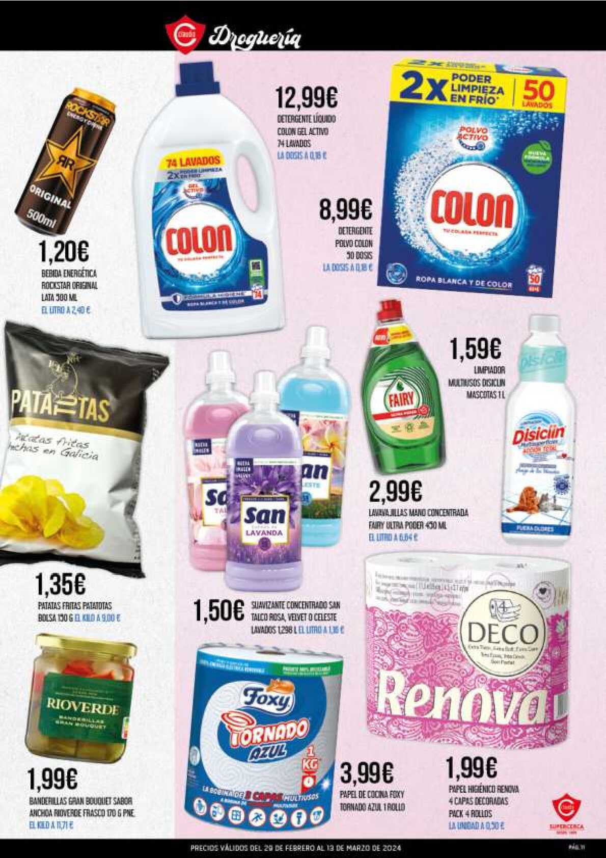 Folleto quincenal Supermercado Claudio. Página 11